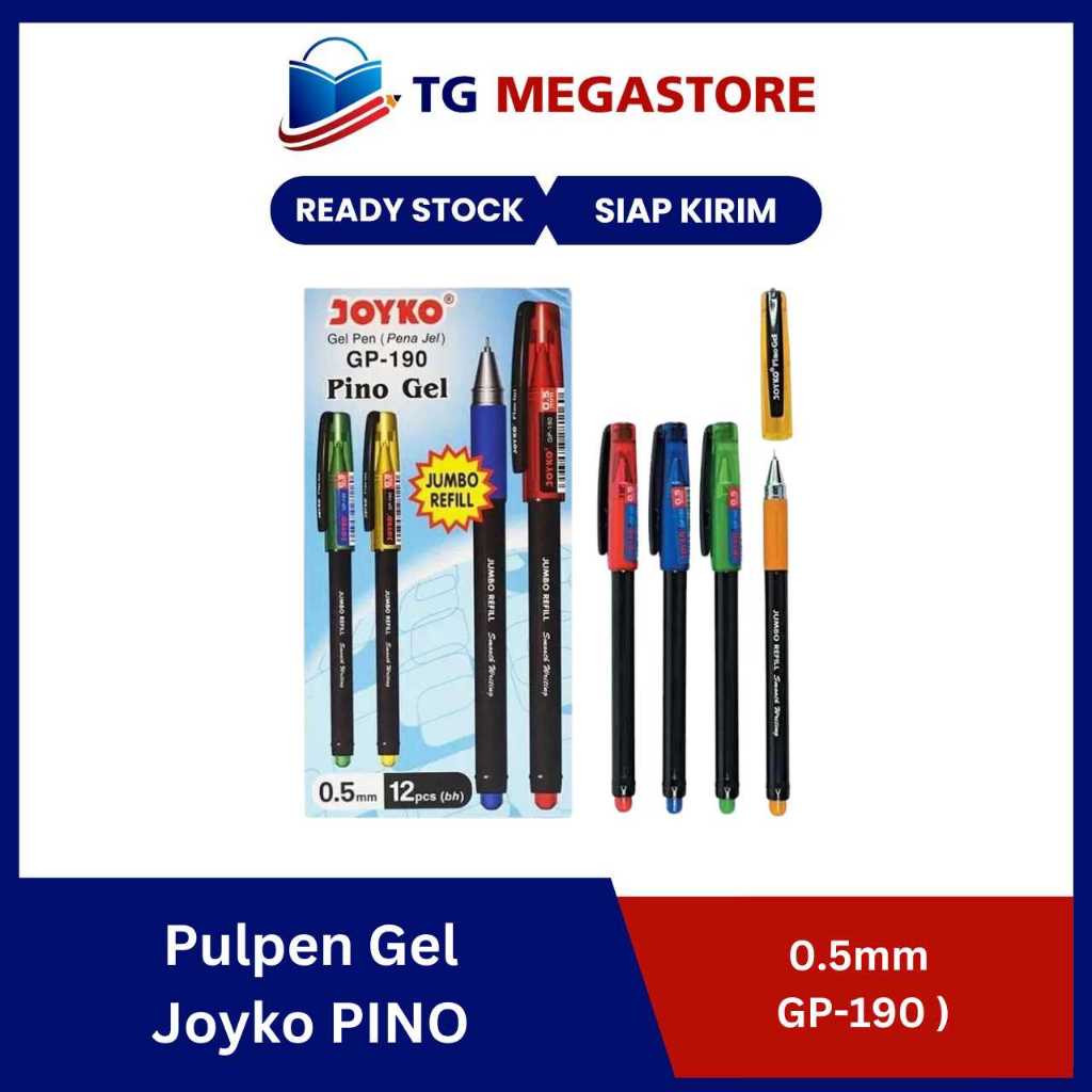 

Pulpen Gel Joyko PINO 0.5mm ( GP-190 )