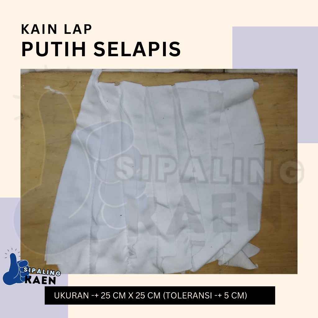 KAIN LAP MAJUN PUTIH/ MAJUN PUTIH SELAPIS/ MAJUN KILOAN/ KAIN SERBAGUNA/ MAJUN MULTIFUNGSI