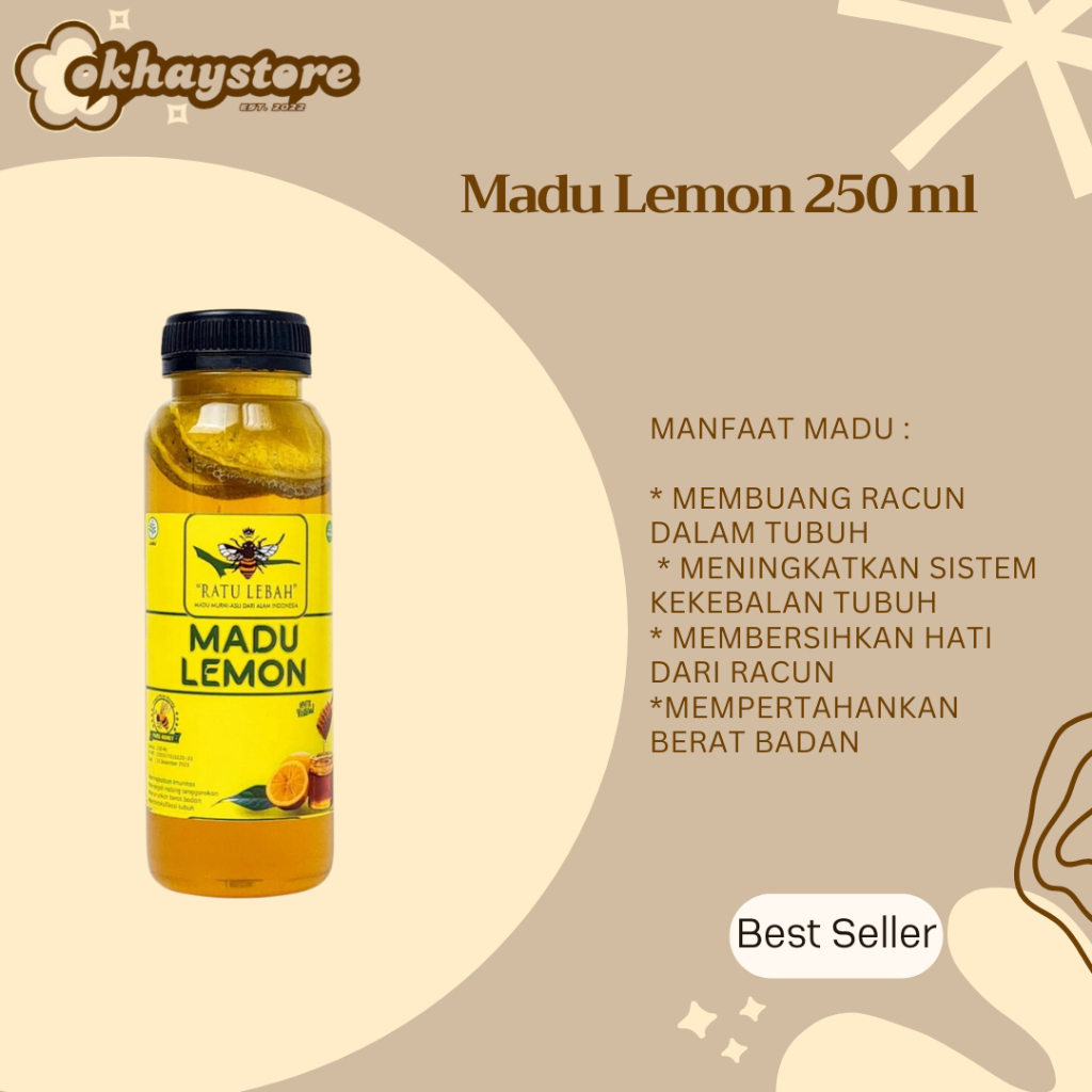 

Madu Lemon 250 ml Asli Murni