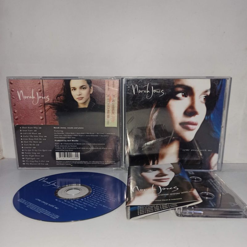 Cd& Kaset Norah Jones- Come Away With Me(Ori)