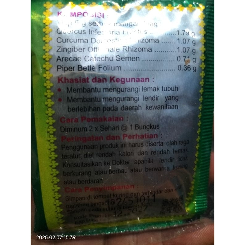 

Jamu herbal pelangsing susut perut kalimantan