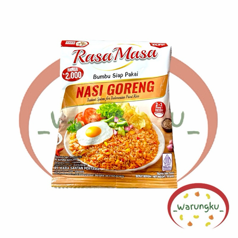 

RASAMASA Nasi Goreng 1PCS Bumbu Siap Pakai