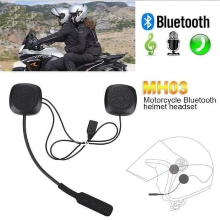 MH03 Headset Helm Bluetooth / Headset Bluetooth Helmet / Headset Bluetooth Helm Motor