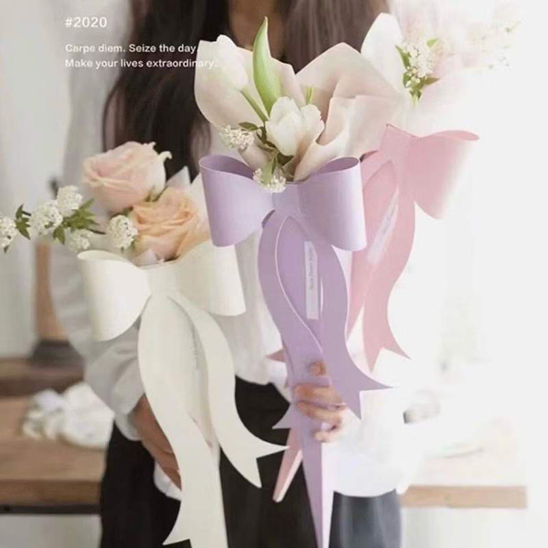

Flower Bloom Box SINGLE COQUETTE BOUQUET / Tas Bunga / Kotak Bunga Florist / Flower Box