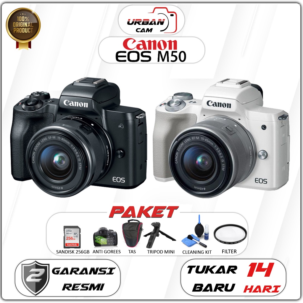 Canon EOS M50 Kit EF-M 15-45mm / Canon EOS M50 Body / Canon M50 / Canon EOS M50 Kit 15-45mm