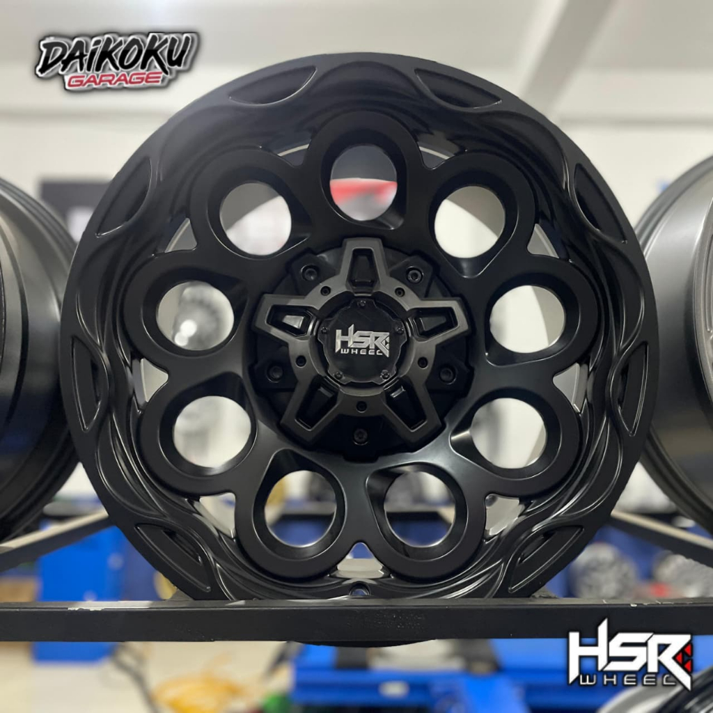 Velg Mobil Model Offroad HSR BAJO 1096 Ring 17 Lubang 6x139,7 (Hilux,Triton,Pajero,Fortuner,Ford)