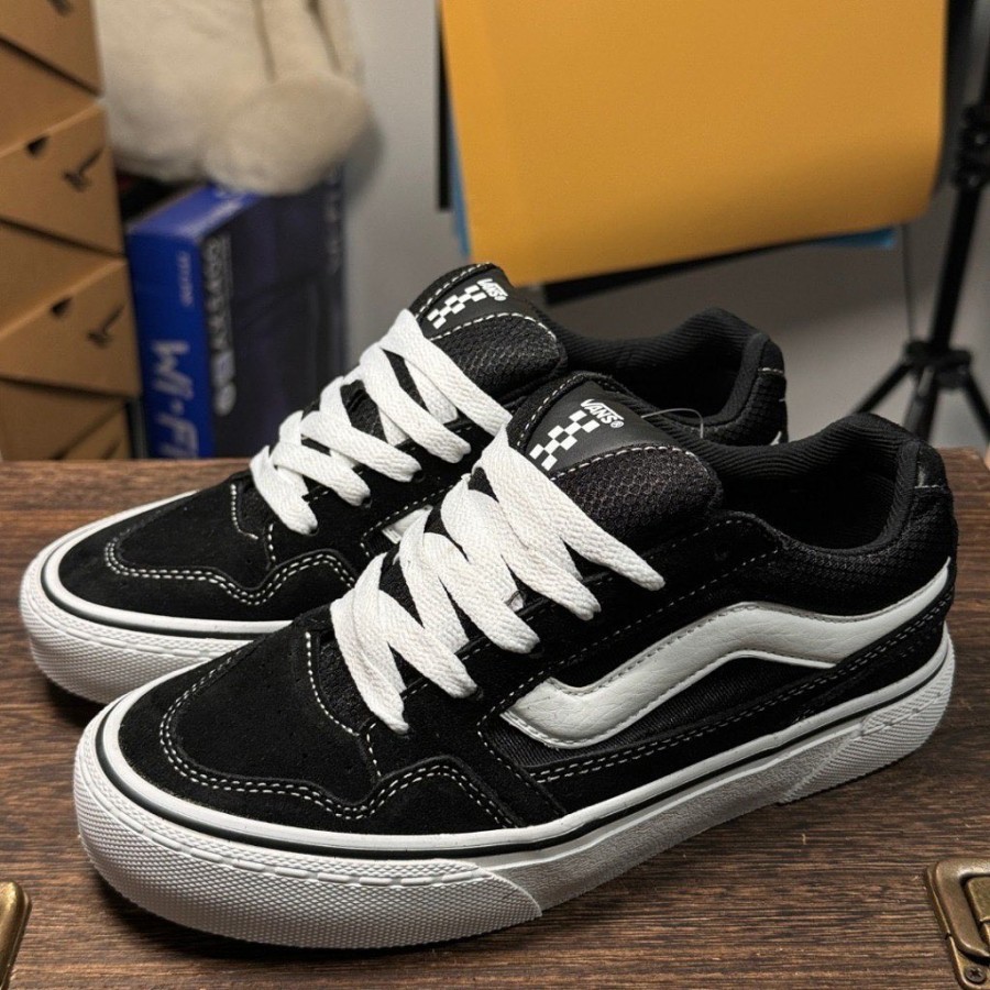 VANS CALDRONE SUEDE MESH BLACK WHITE ORIGINAL