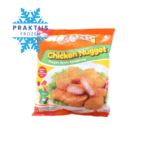 

CHAMP CHICKEN NUGGET KOMBINASI 450GR / NAGET AYAM