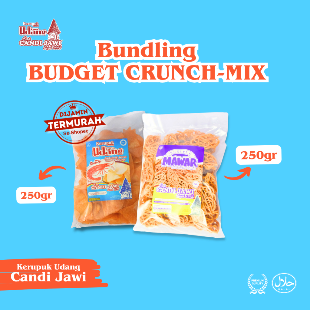 

BUNDLING BUDGET CRUNCH-MIX 250GR*2