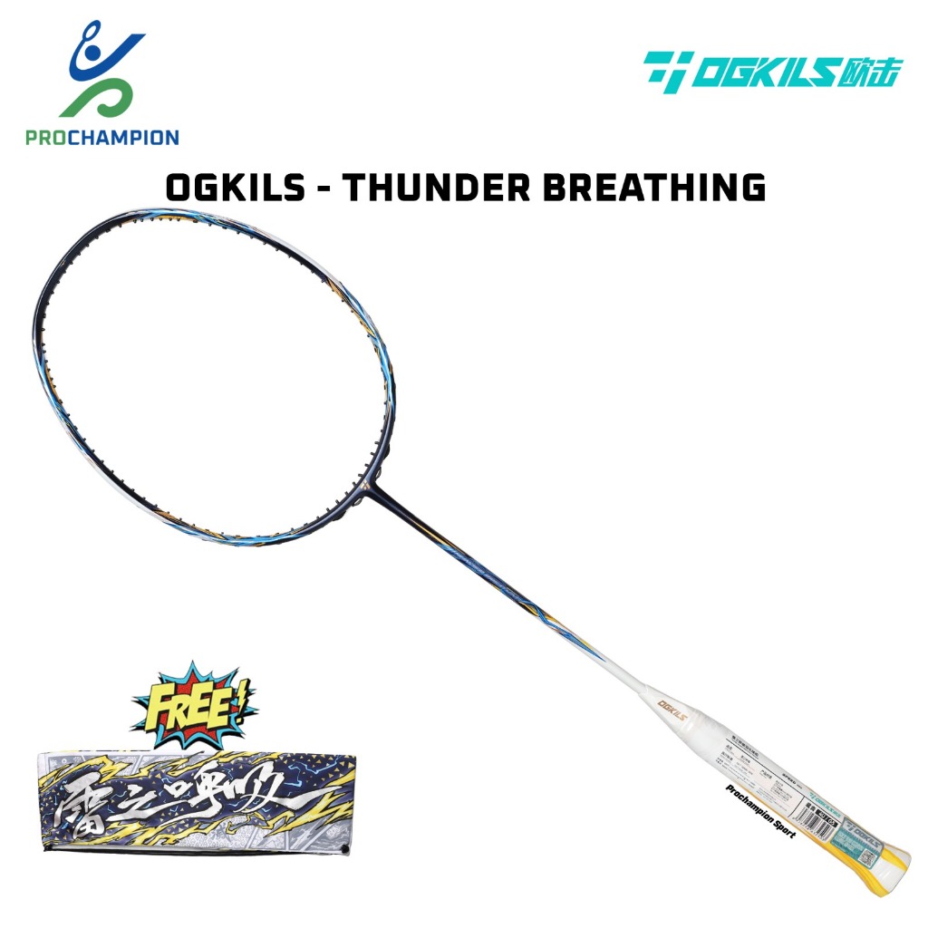 Raket Badminton / Bulu Tangkis OGKILS Thunder Breathing