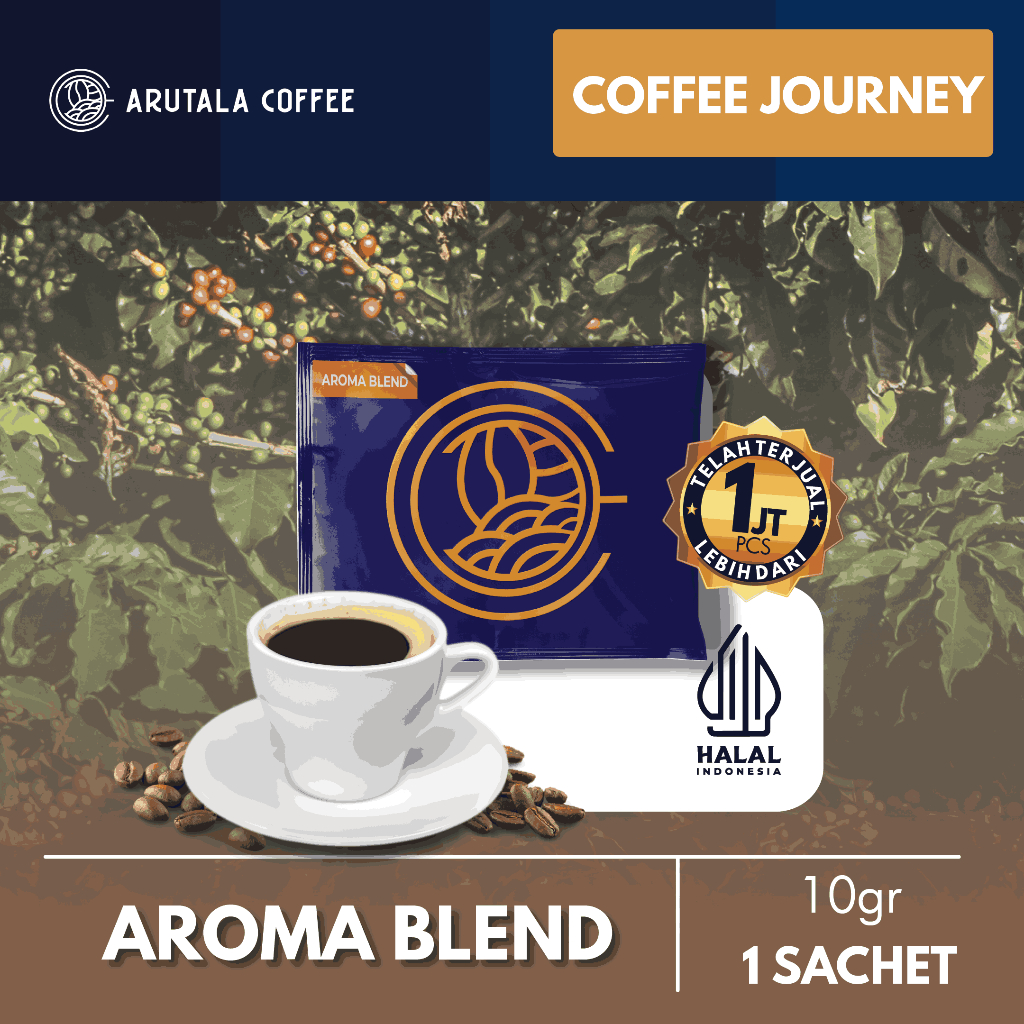 

ARUTALA Coffee Journey - Robusta Aroma Blend (1 Pcs - 10gr)