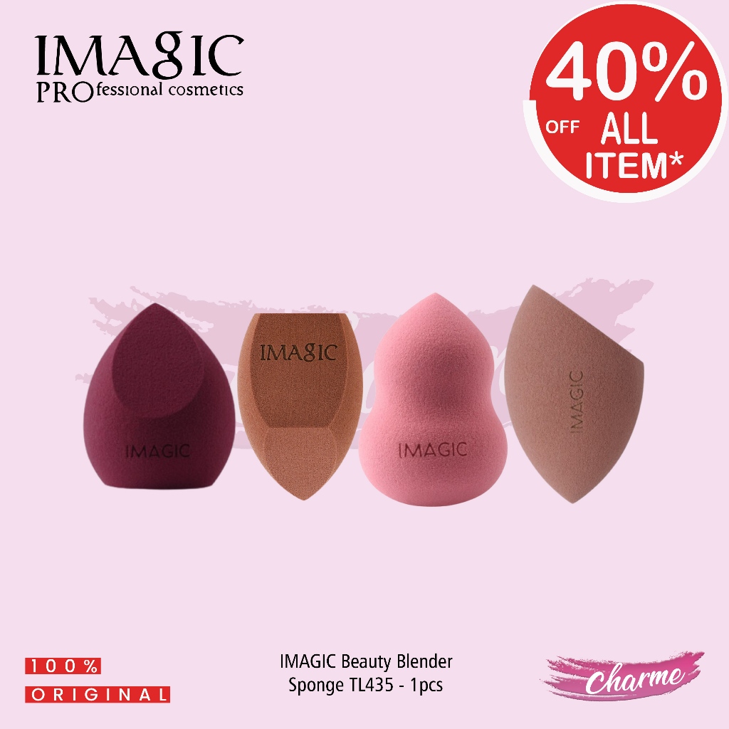 (READY & ORI) IMAGIC Beauty Spons Blender Multi Sponge Makeup TL435 TL 435