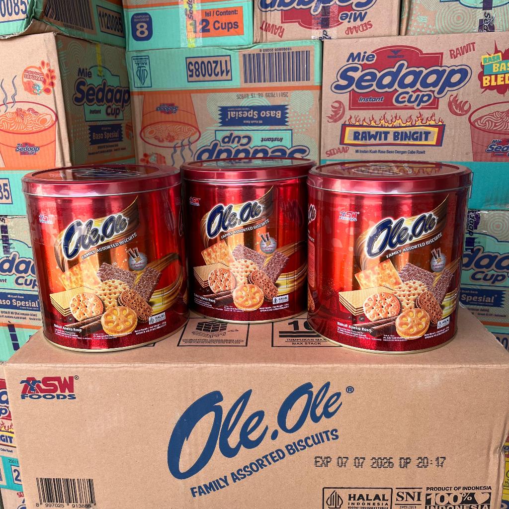 

ole ole asorted bulat 250 gram 1 dus isi 6 kaleng