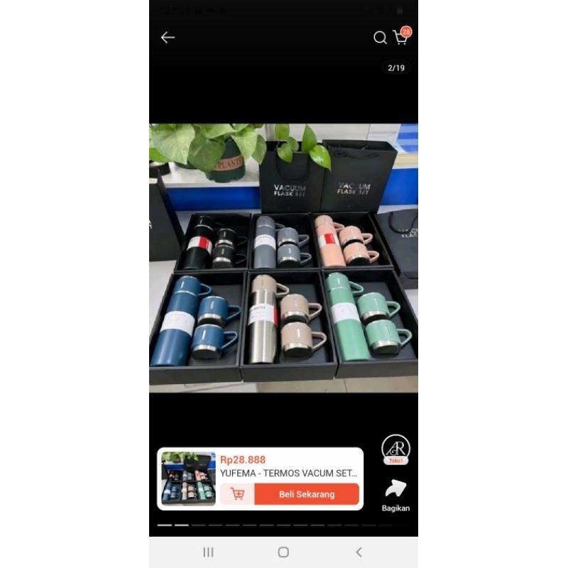 TERMOS VACUM SET / TERMOS SULTAN