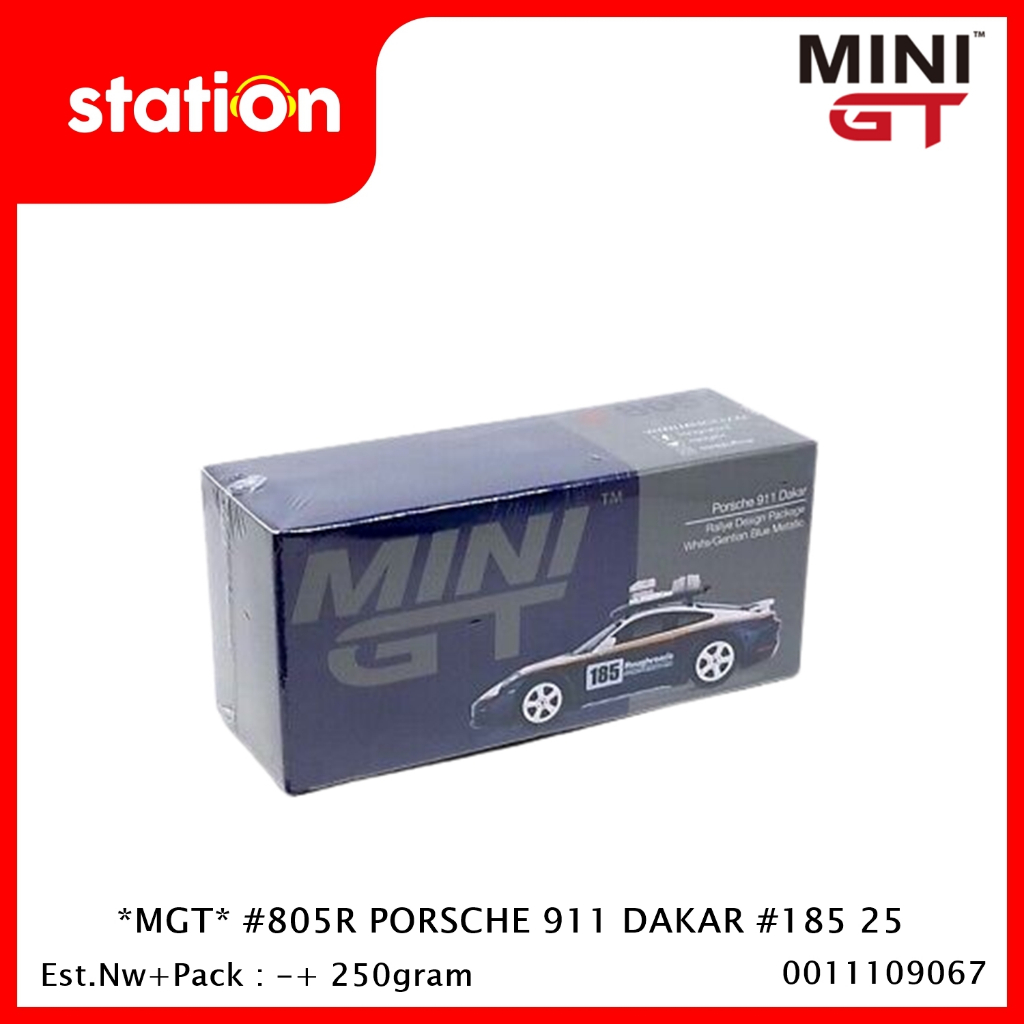 MINI GT #805R PORSCHE 911 DAKAR #185 25 - DIECAST