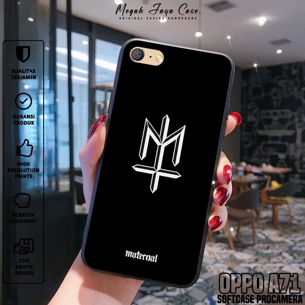 Case Hp OPPO A71 - Softcase OPPO A71 Motif MTRNL - Casing OPPO A71 - Silikon Hp OPPO A71 - Kesing Hp