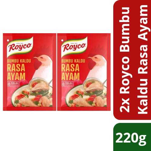 

[ Isi 2pcs ] Royco Bumbu Kaldu Rasa Ayam 220gr