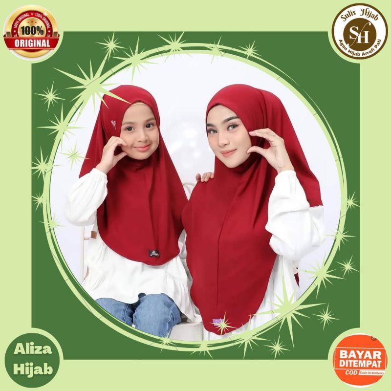 Promo-couple sepasang Jilbab hijab kerudung bergo krudung wanita dewasa ibu anak non tanpa pet jumbo