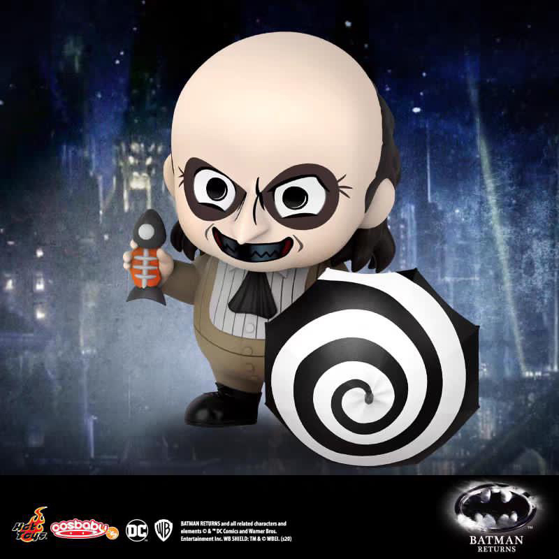 Hot Toys Cosbaby | The Penguin With Umberella | Action Figure Batman Returns COSB718