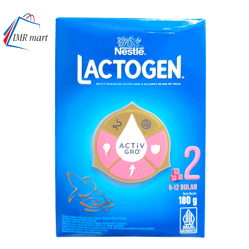 Susu Lactogen Usia 6-12 Bulan Berat 180 Gram Susu Bayi Susu Anak