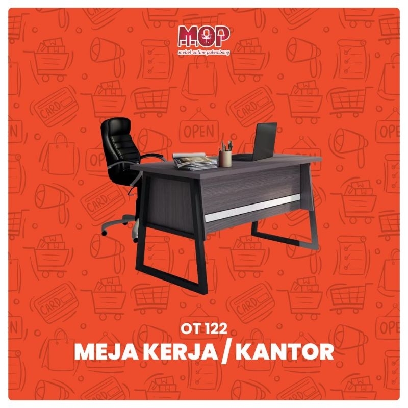 Meja Kantor Office Table Meja Kerja OT 122 Siantano