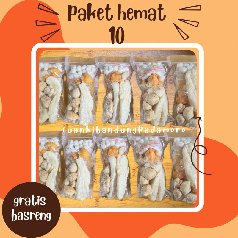 

Paket murah 10pcs Cuanki