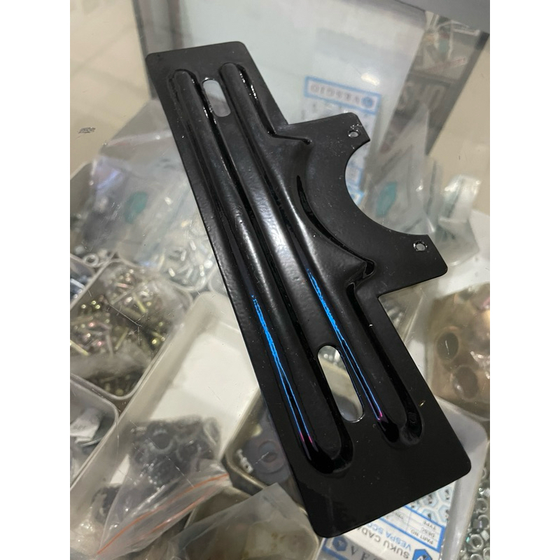 tatakan plat nomor depan vespa model lawas