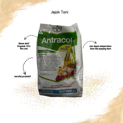 ( ORIGINAL ) Fungisida Antracol 70 WP berbahan aktif Propineb 70%