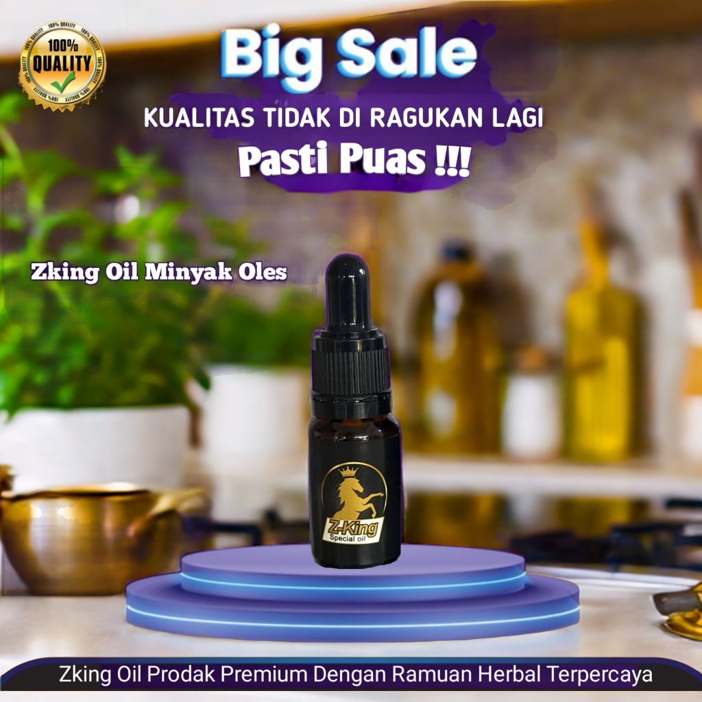 Minyak Oles Zakar King 100% Original Premium Herbal Alami - Minyak Oles Khusus Pria