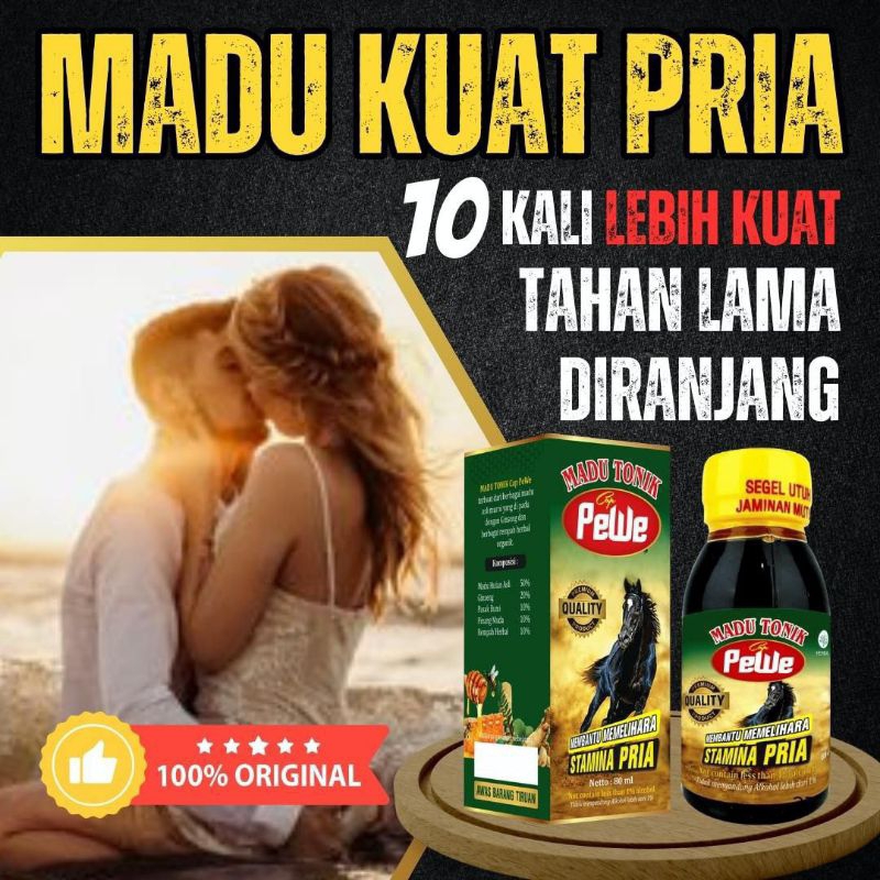 

Madu Tonik Pewe Asli Madukuat Herbal Penambah Vitalitas Pria Lebih Kuat Tahan Lama Di Ranjang 80ML