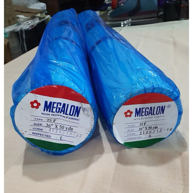 Kain Kapas Lem 25F & 15F merk MEGALON Atau BEST ( 1 roll )