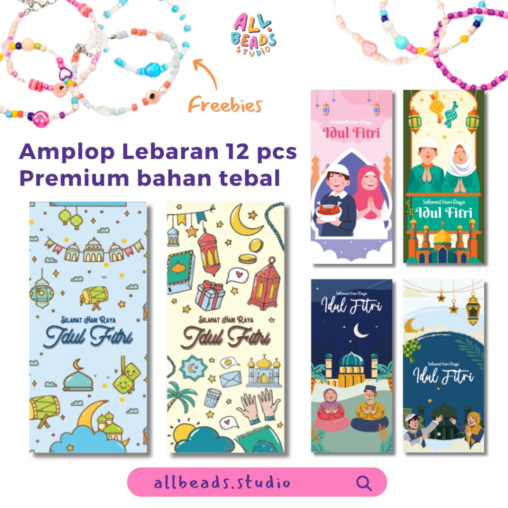 

Amplop Lebaran Idul Fitri Besar Premium isi 12 pcs