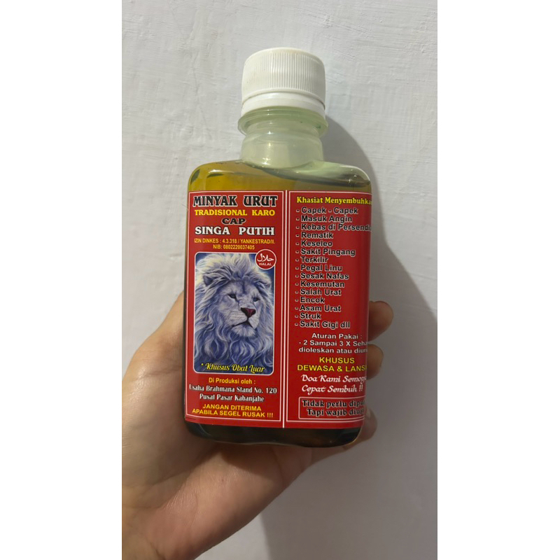 Minyak Urut Karo (Minyak Karo)