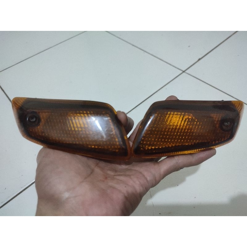 Lampu Sen Sein Reting Depan Satria 2 tak Ru Lumba KGD Original Copotan Motor