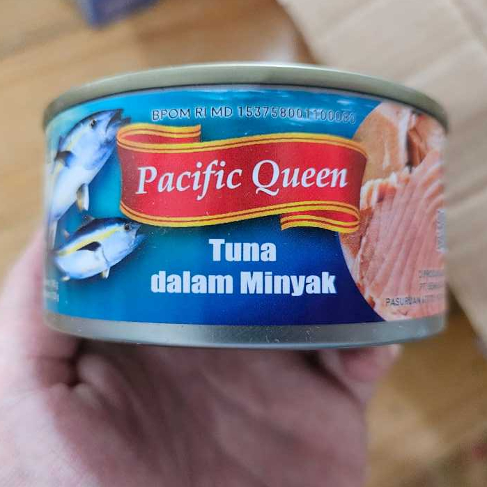 

Maknyuss1 Pacific Queen Tuna Whole / Chunk In Oil / Tuna Dalam Minyak 185Gr - Whole / Chunk [Halal]