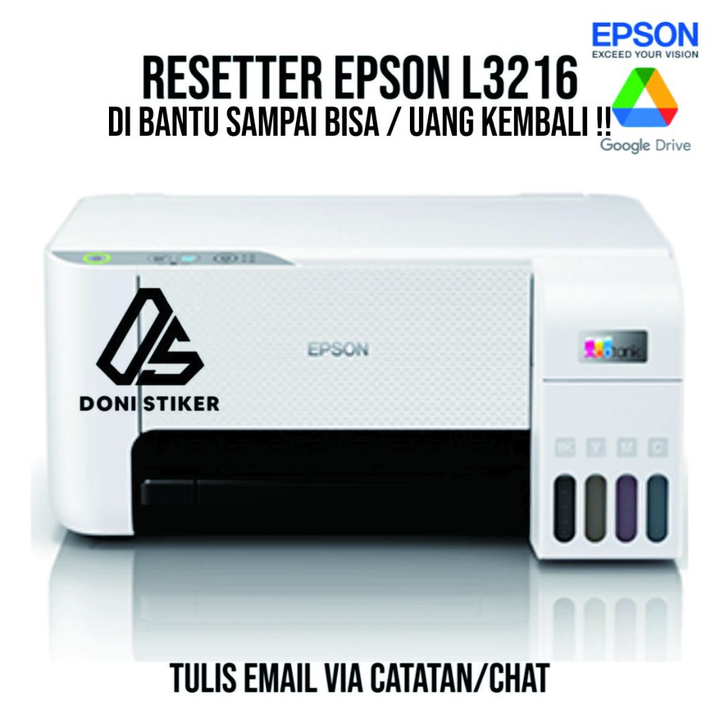 resetter epson L3116/L3216 bonus video tutorial