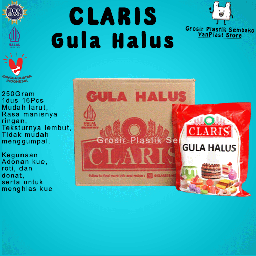 

(DUS) Gula Halus Claris 260gr