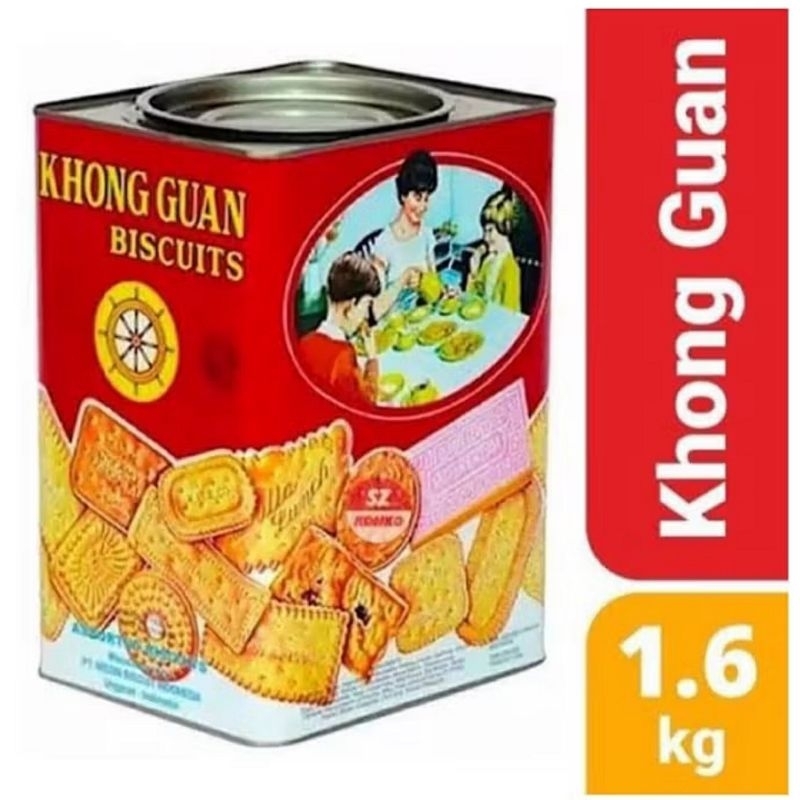 

Biskuit Khong Guan 1600gr Kaleng Besar Kong Guan Biscuit Lebaran