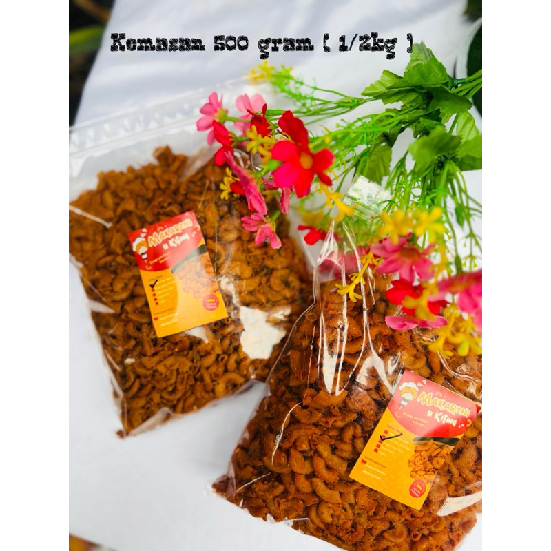 

Makaroni Pedas Daun Jeruk 500gram| makaroni bantat kriuk | makaroni pedas gurih