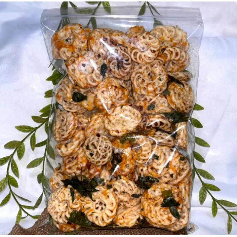 

krupuk Rafael viral kemasan 250gram pedas gurih/Allbakti snack/Snack viral