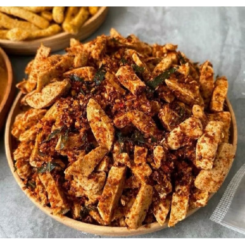 

Basreng Pedas Daun Jeruk 500gr / Basreng Original Daun Jeruk