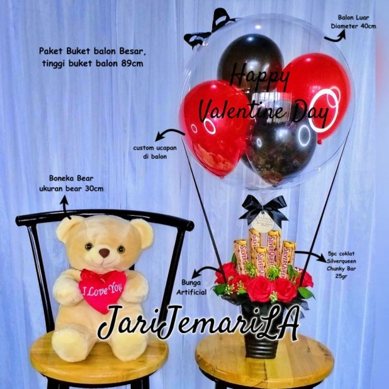 Buket Coklat Spesial Valentine medan Ready Siap Kirim