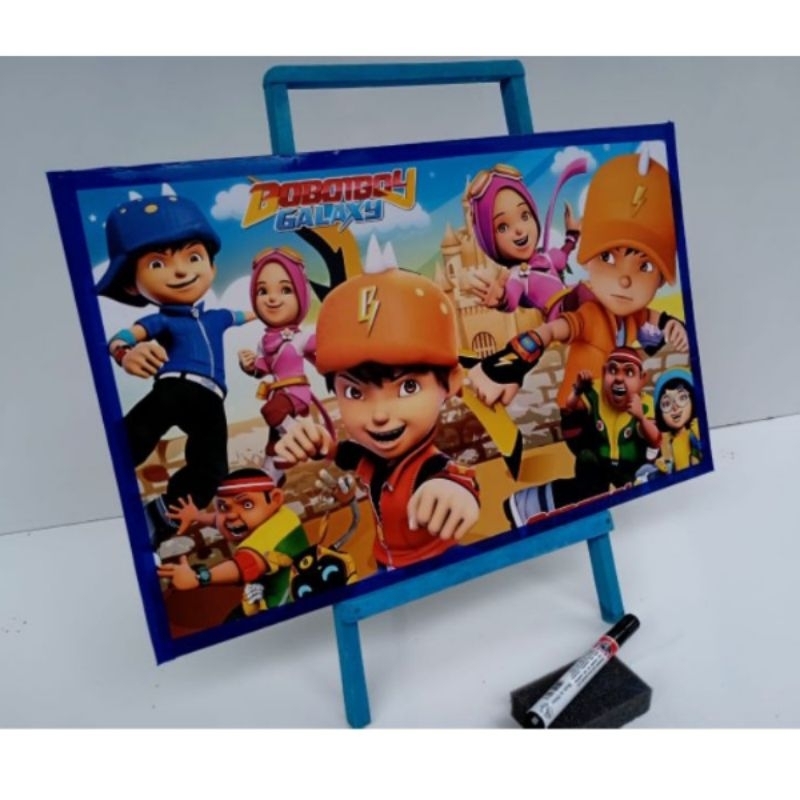 

Fulset papan tulis belajar anak motif karakter