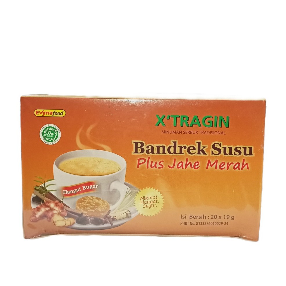 

X'TRAGIN Bandrek Susu Plus Jahe Merah 20 Sachet