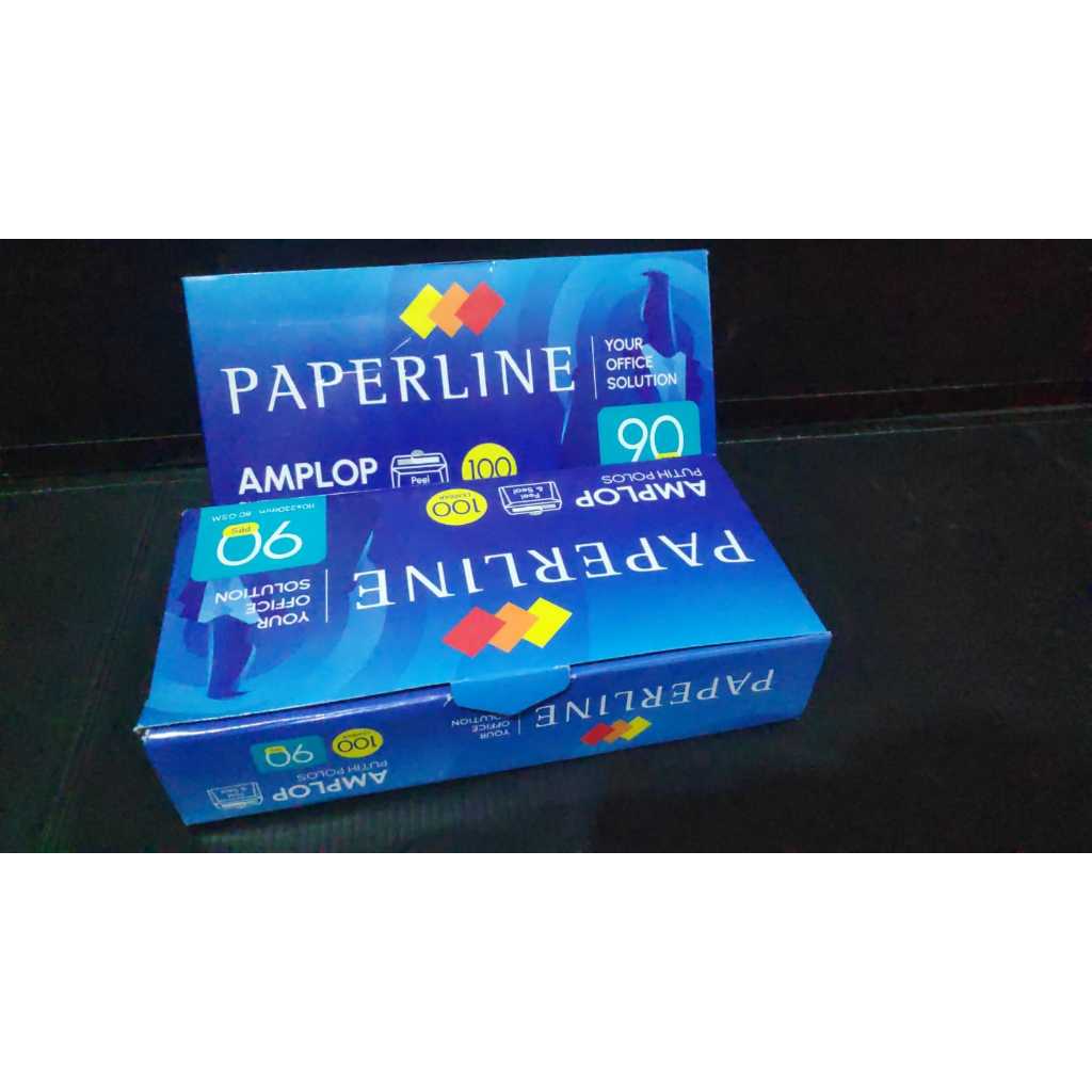 

AMPLOP BUKLET PUTIH PAPERLINE 90 PPS 110X230mm 100 Lembar