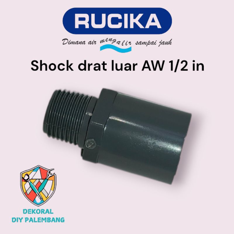 Sock Drat Luar 1/2 in | Socket Drat luar AW 1/2 In | Socket drat luar AW 1/2 in Rucika
