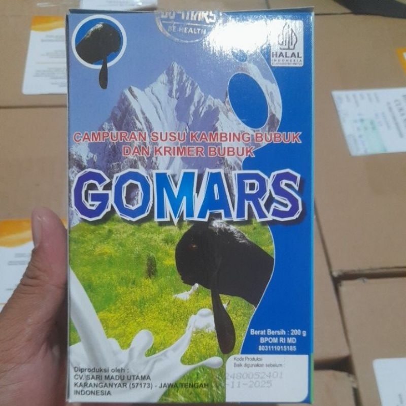 

Susu Kambing Gomars Original BPOM MD 200gram