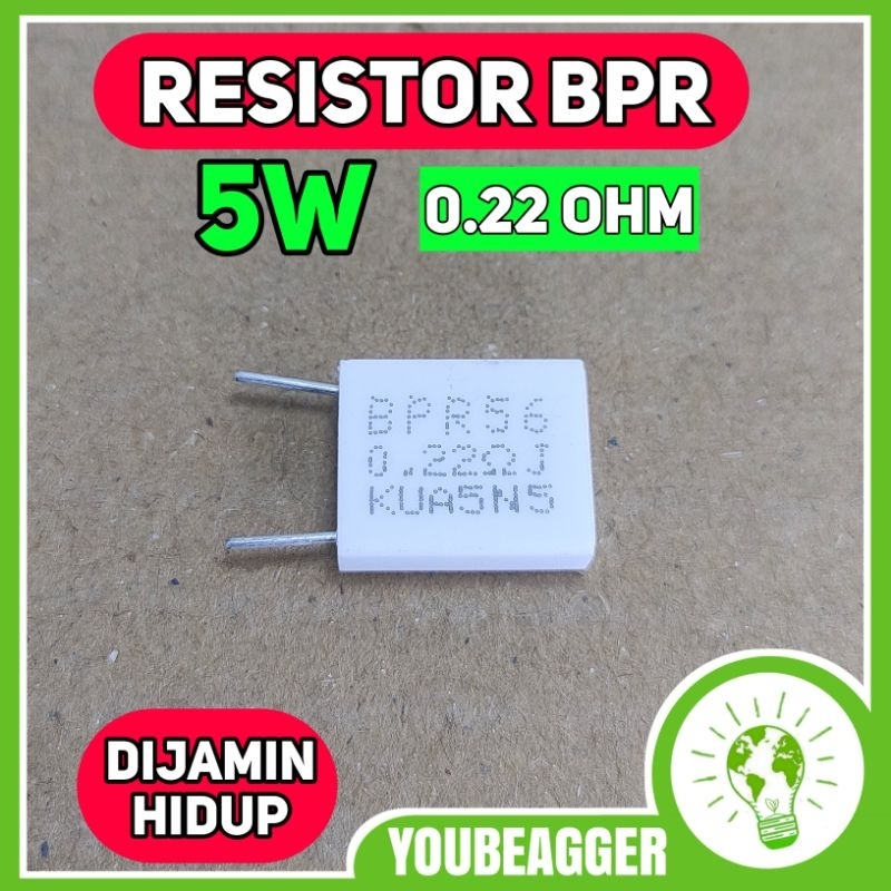 Resistor Nobel 5W 0.22 Ohm