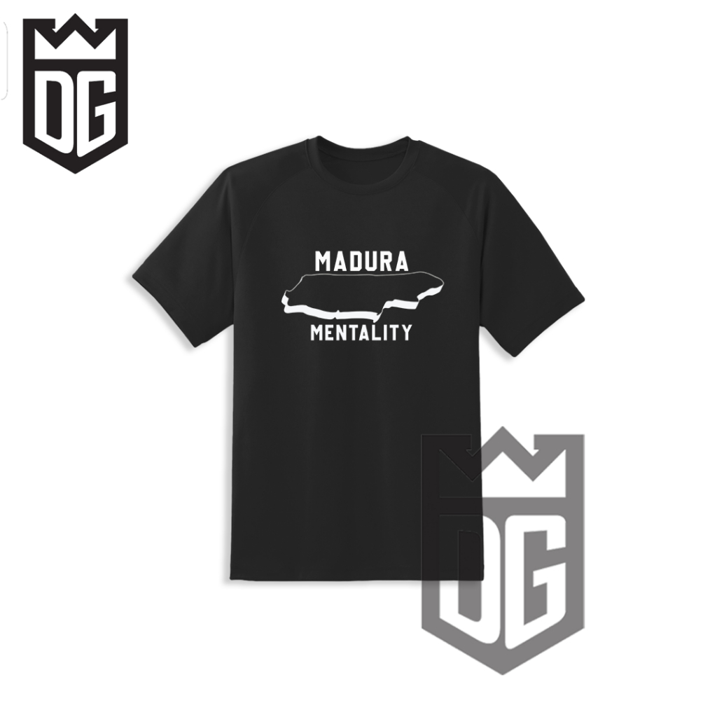 T shirt Kaos Polos Kata - Kata Viral Madura Mentality