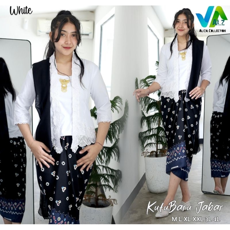 stelan kebaya encim kutubaru / kebaya selendang / kebaya modern / kebaya busui / kebaya kartini